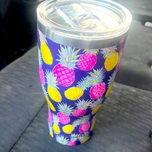 Simply Southern pineapple pattern stainless tumbler 30oz